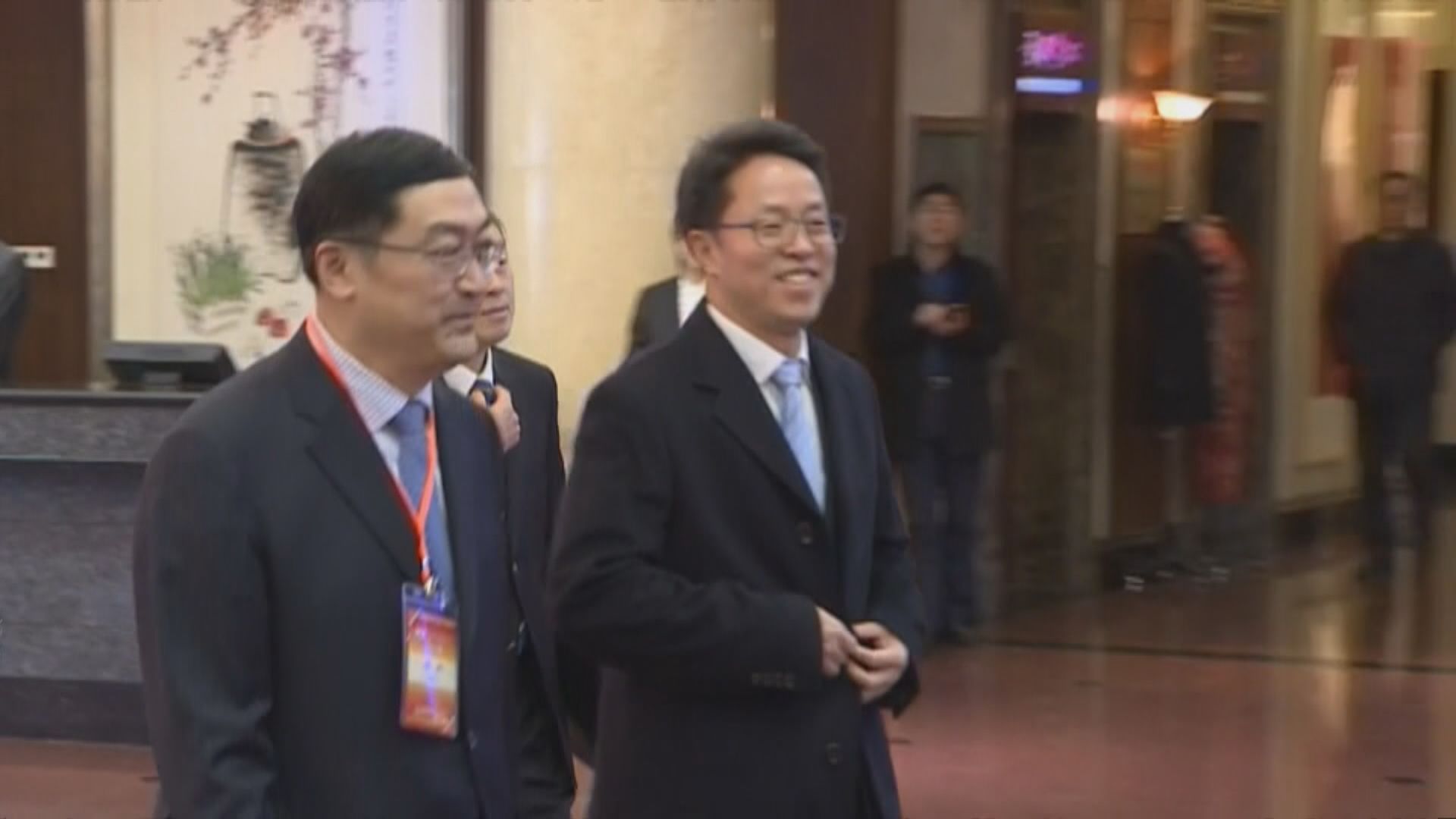 友好協進會與港澳辦主任張曉明會面