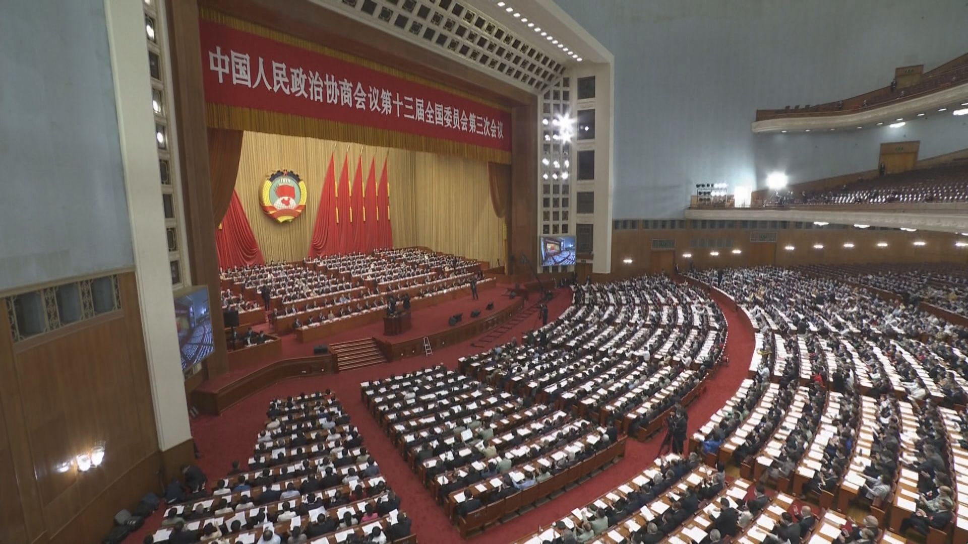 據了解人大議程觸及制訂適用於香港的國安法