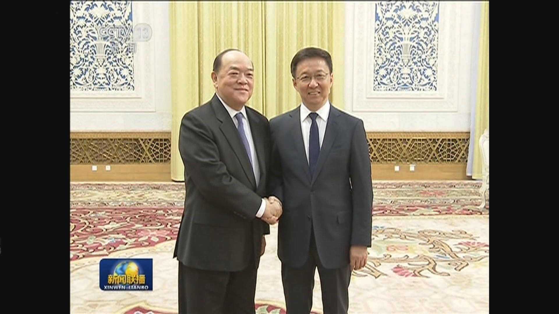 韓正接見澳門新一屆政府管治團隊