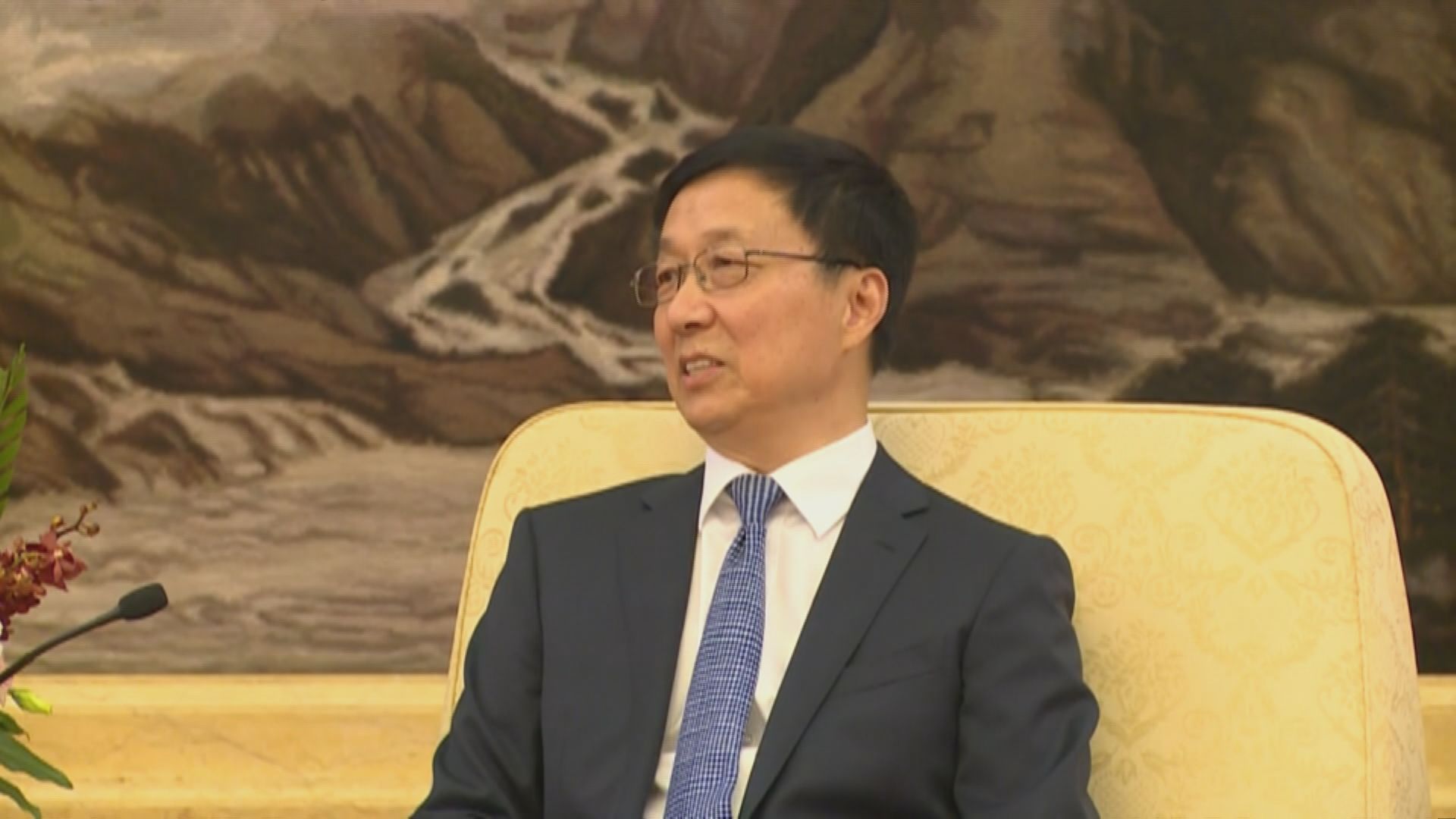 韓正：中央充分肯定香港紀律部隊工作並厚愛有加 