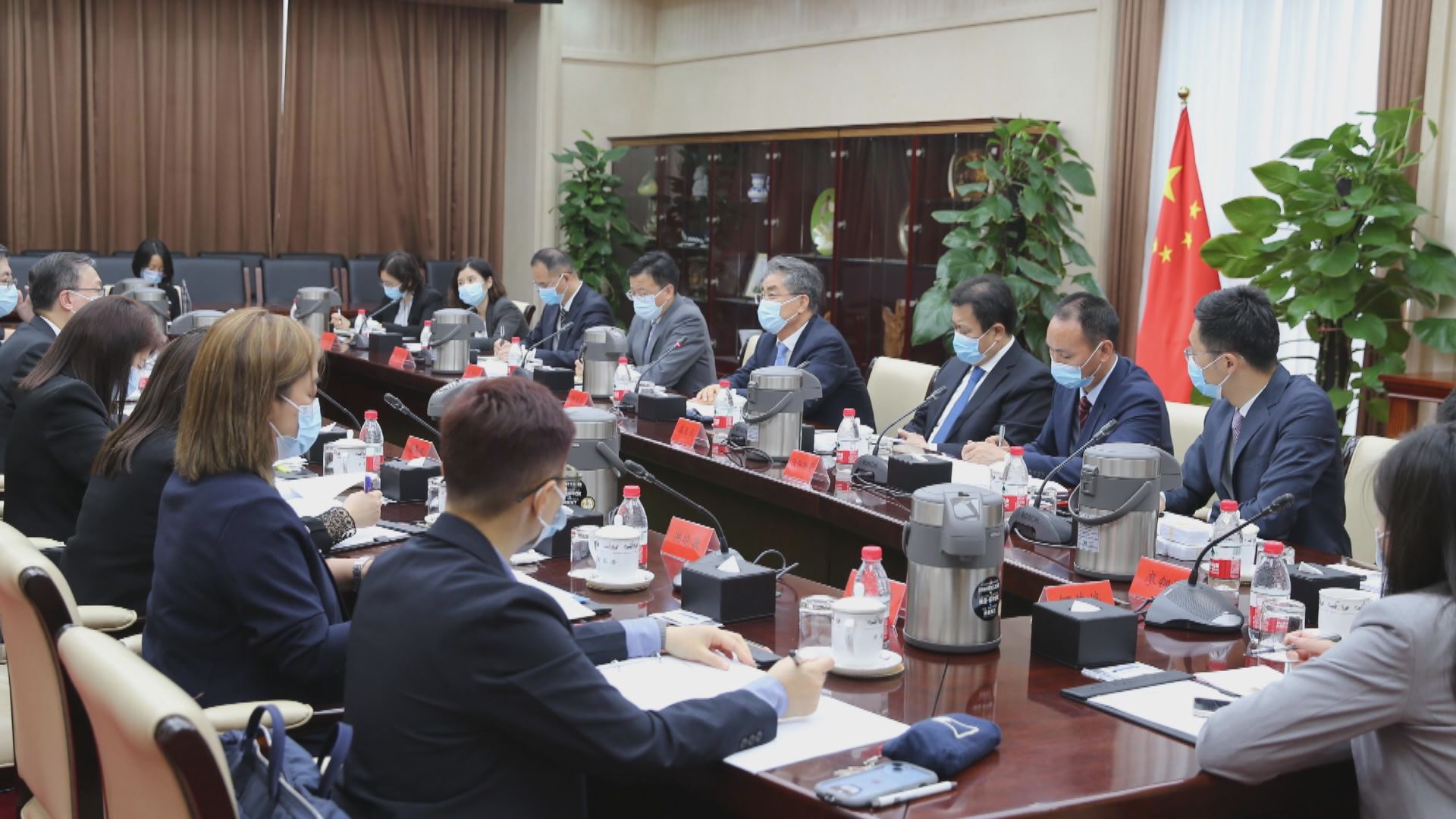 林定國拜訪最高人民法院及國資委