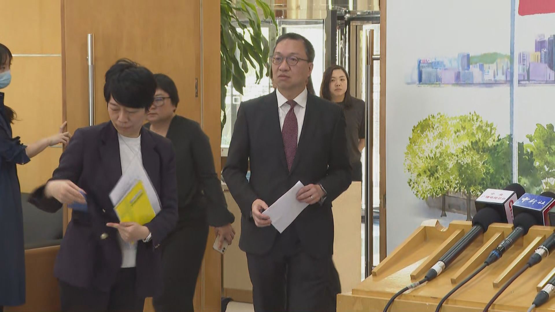 林定國：與各部委討論國家安全事宜 會盡快完成基本法23條立法