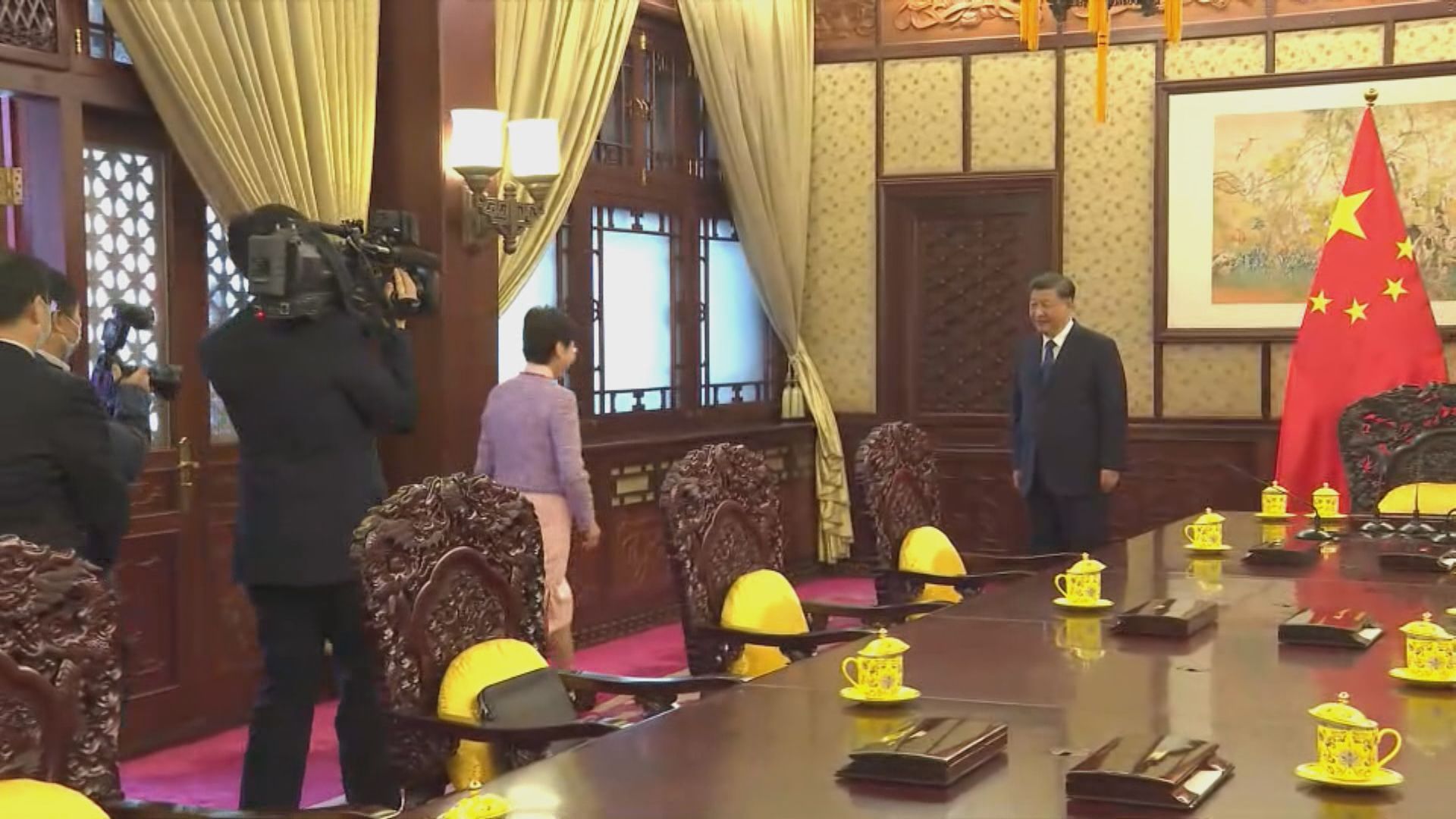 林鄭月娥任內最後一次述職　習近平：新選舉制度是好制度