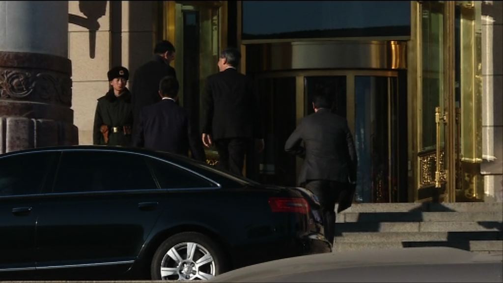 梁振英向張德江匯報香港最新情況