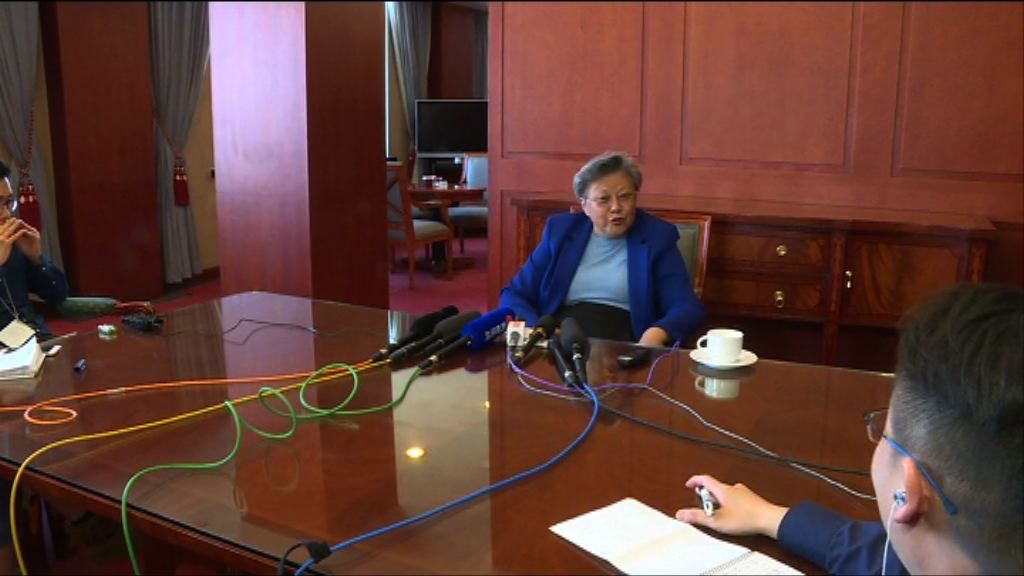 范徐麗泰：曾俊華獲泛民建制提名不代表可團結社會