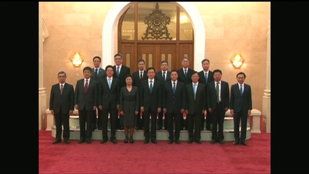 韓正接見澳門政府官員　指充分肯定政府工作