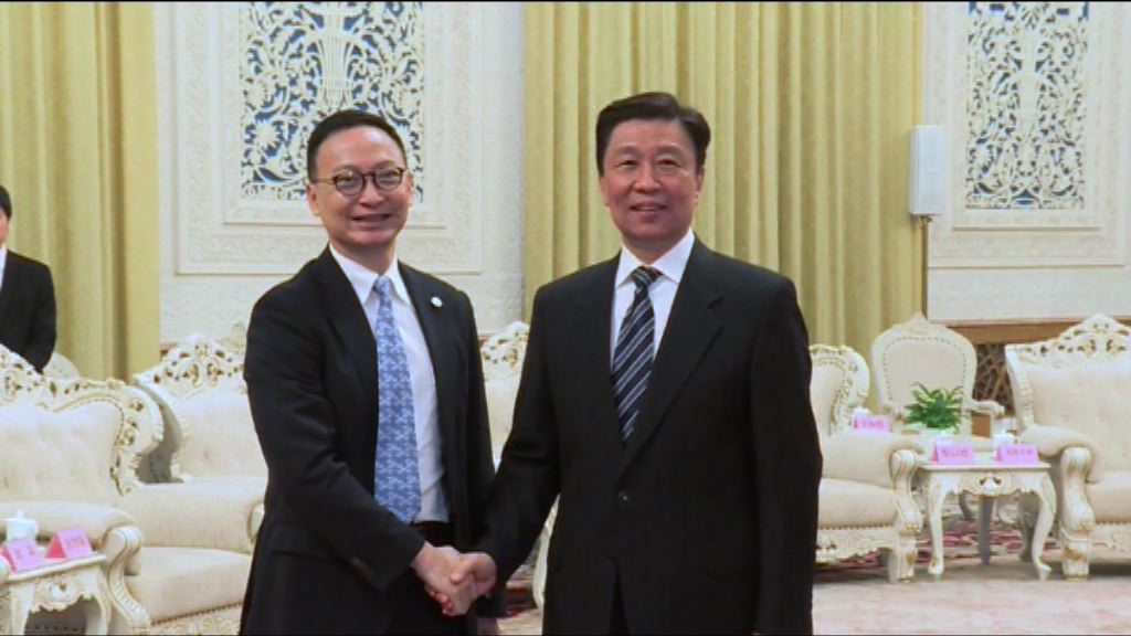 李源潮與張雲正北京會面