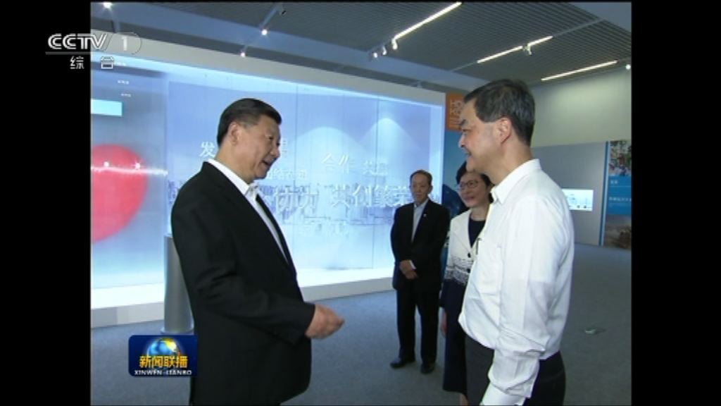 習近平強調香港在祖國支持下取得成就