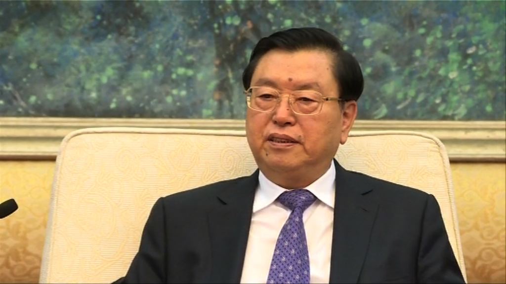 張德江：香港繁榮穩定　證明一國兩制成功