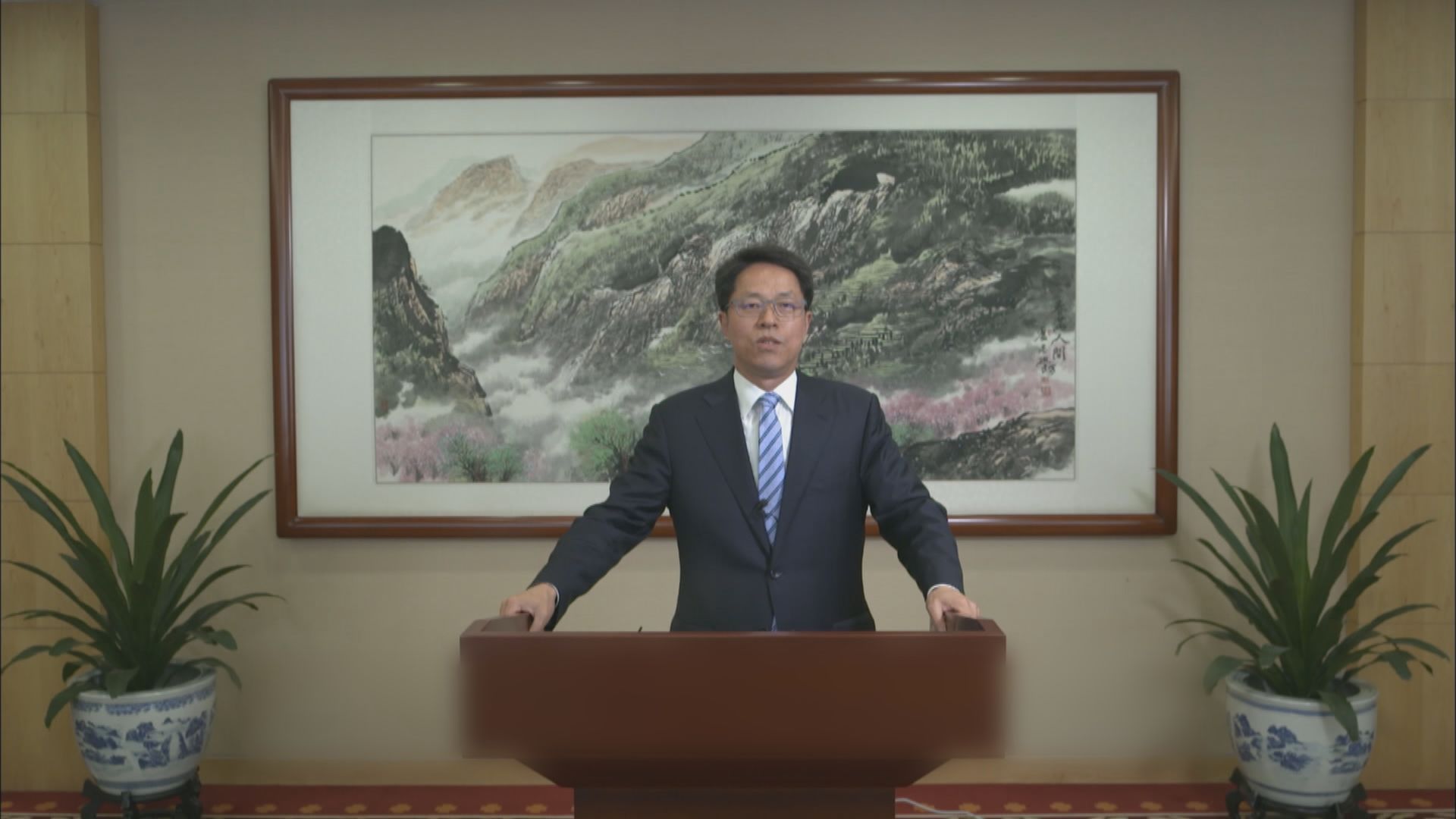 張曉明：反對派逼中央立國安法　與大多數港人無關