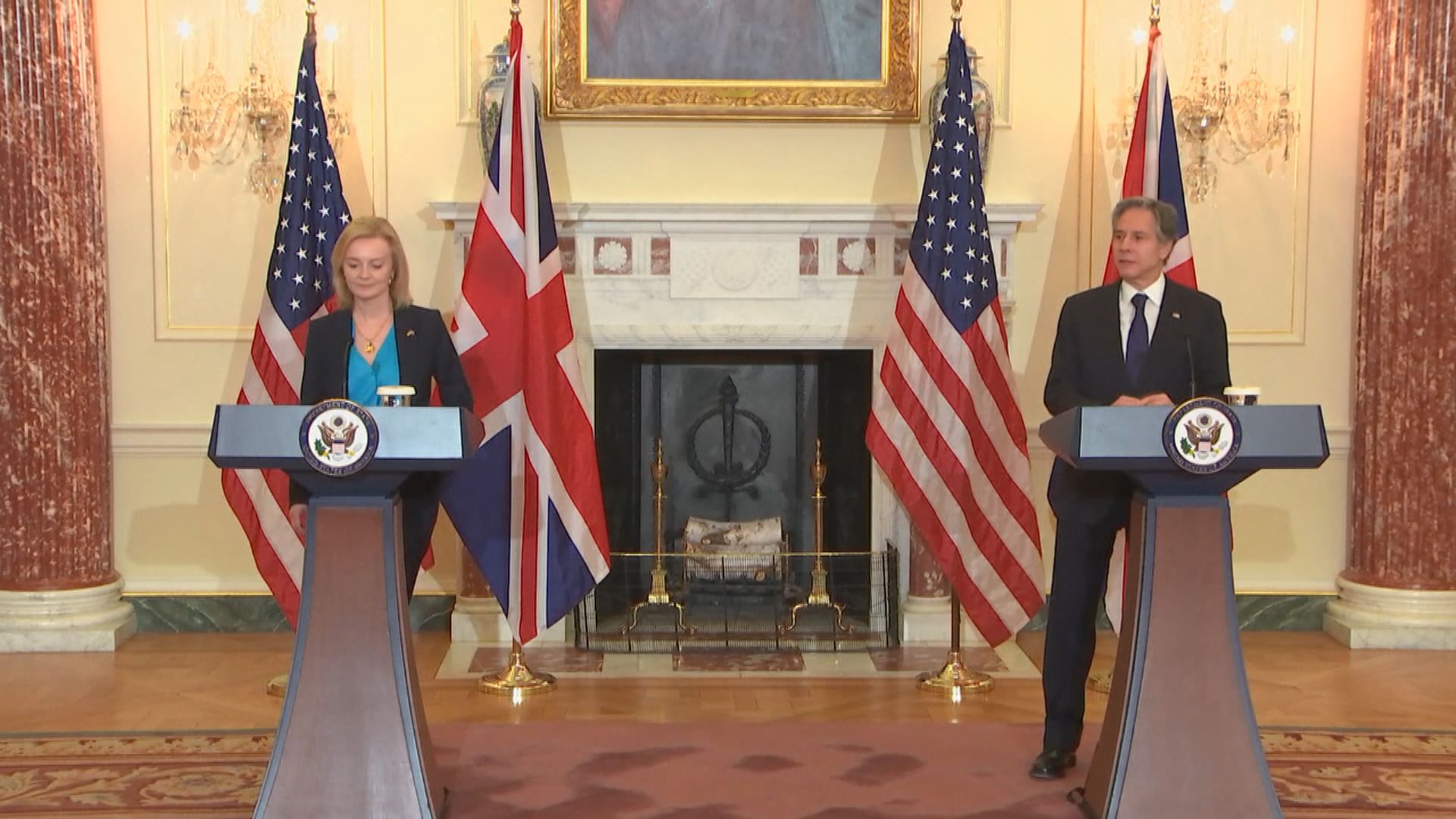 布林肯晤卓慧思商討烏克蘭局勢