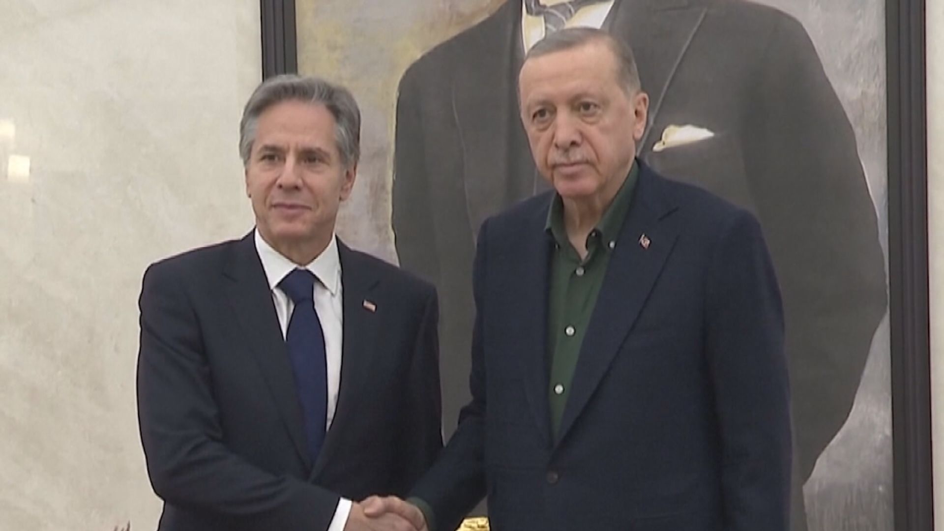 布林肯會見土耳其總統及外長　稱有信心芬蘭及瑞典快將加入北約