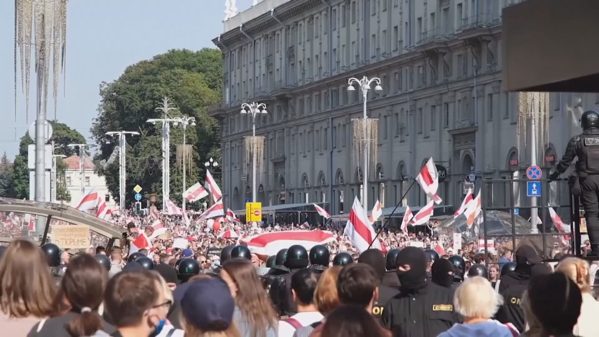 白俄羅斯反政府示威持續　法國瑞典批當局撤銷傳媒記者證