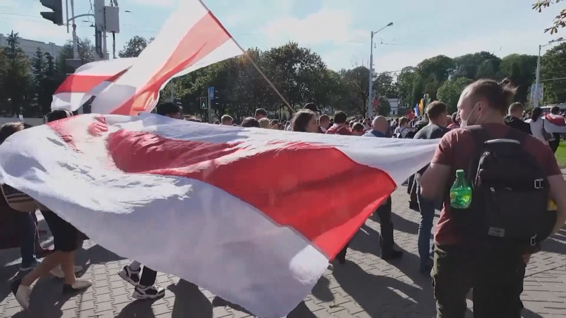 白俄羅斯連續第五周有反政府示威