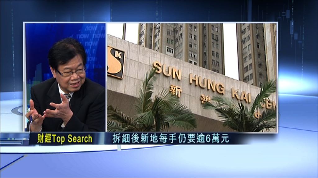 【財經TOP SEARCH】「巨無霸」新地拆細真係炒得郁？