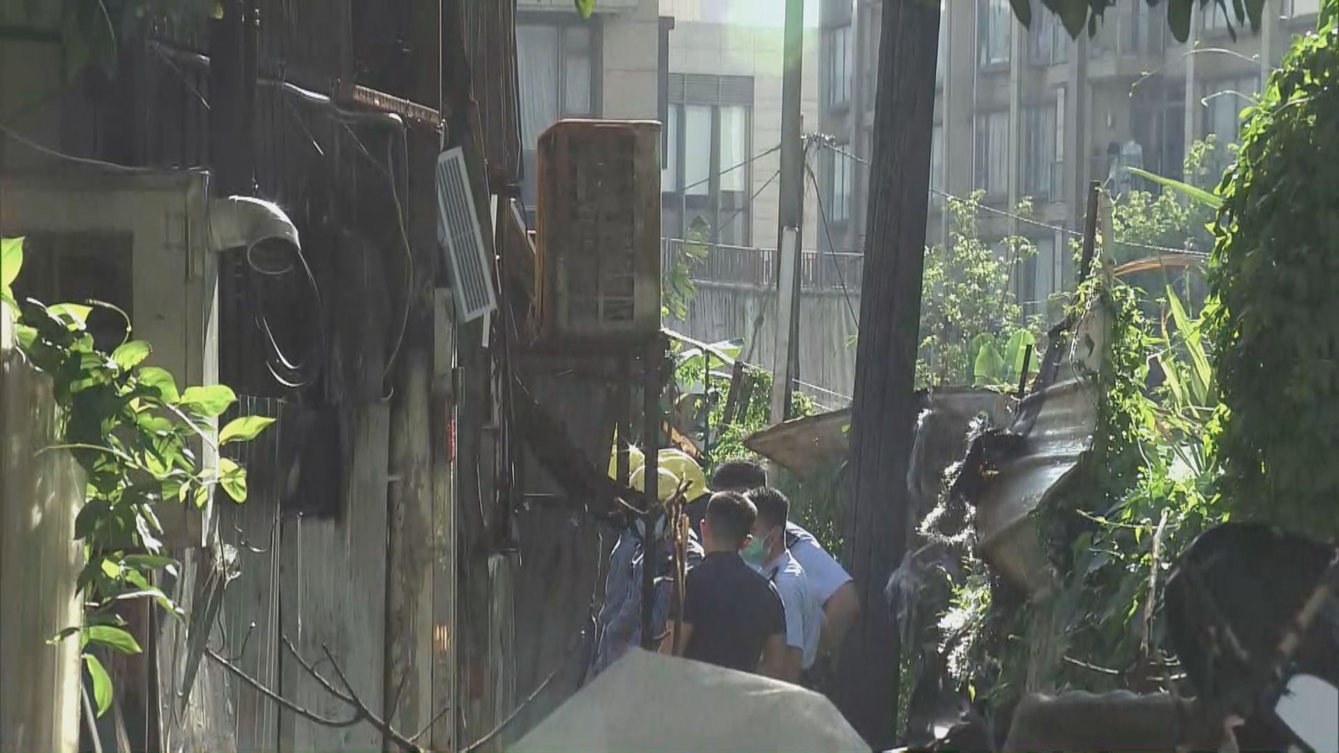 洪水橋村屋3個月前燒毀　今發現男性焦屍