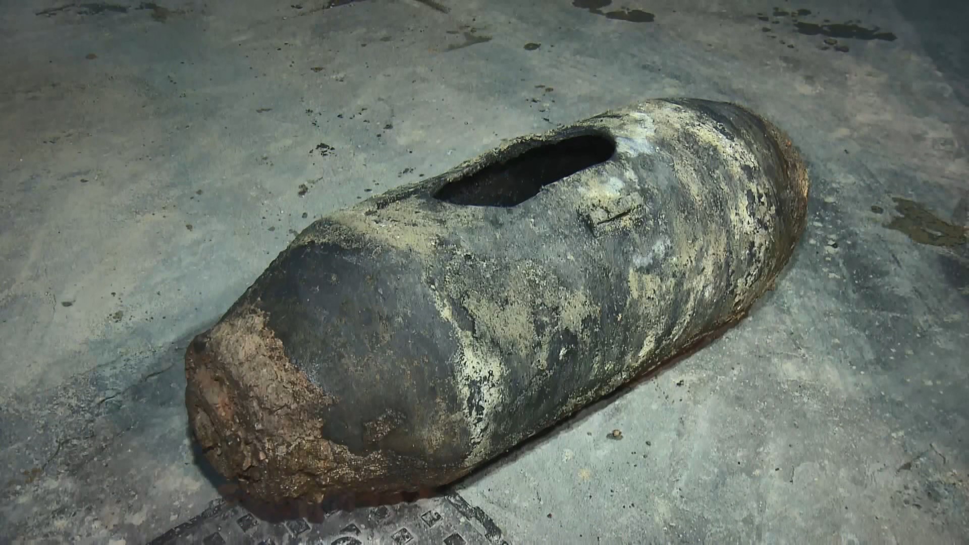 警方銷毀灣仔地盤戰時炸彈無人傷