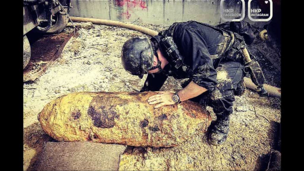 薄扶林地盤發現懷疑戰時炸彈