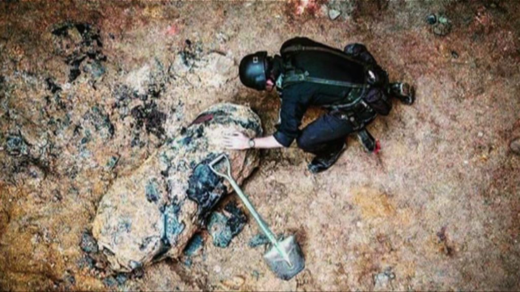 灣仔沙中綫地盤發現炮彈　警方午夜封路處理