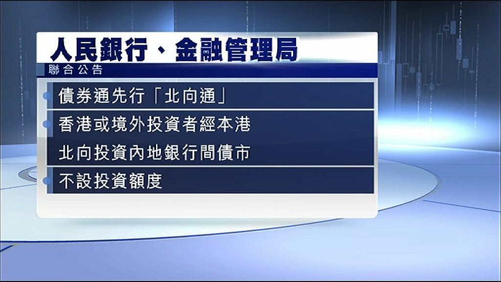 【不設額度】債券通獲人行開綠燈　「北向」先行