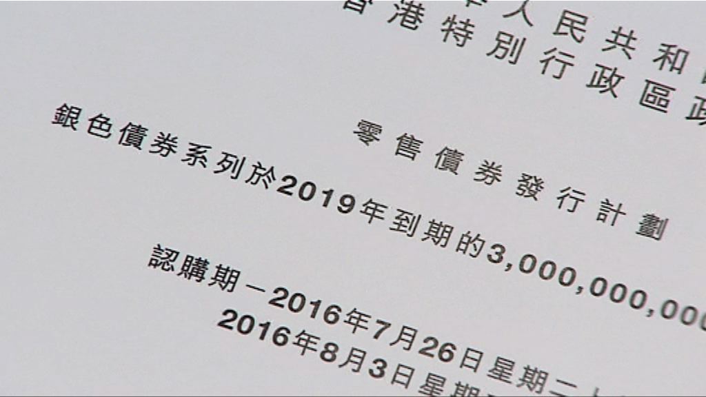 【最多五手】金管局：銀色債最年長認購人達102歲