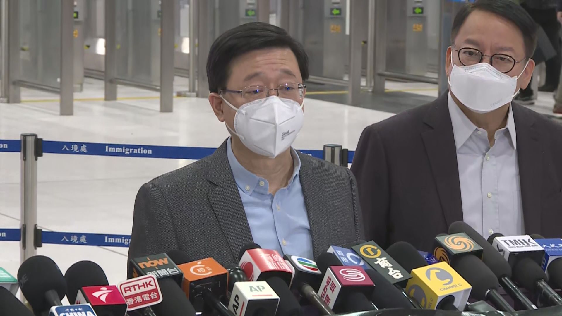 李家超︰首日通關運作暢順　最終目標不設配額