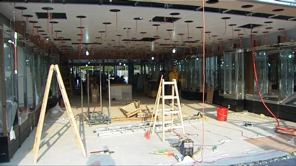 新田購物城開業日期未定　僅四成鋪面出租