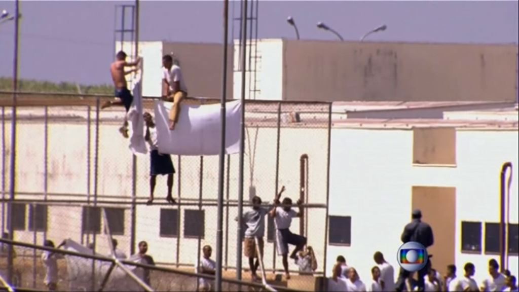 巴西監獄發生暴動囚犯趁機逃走