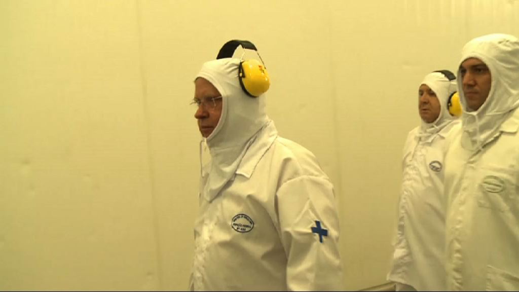 巴西農業部長到肉品工廠視察