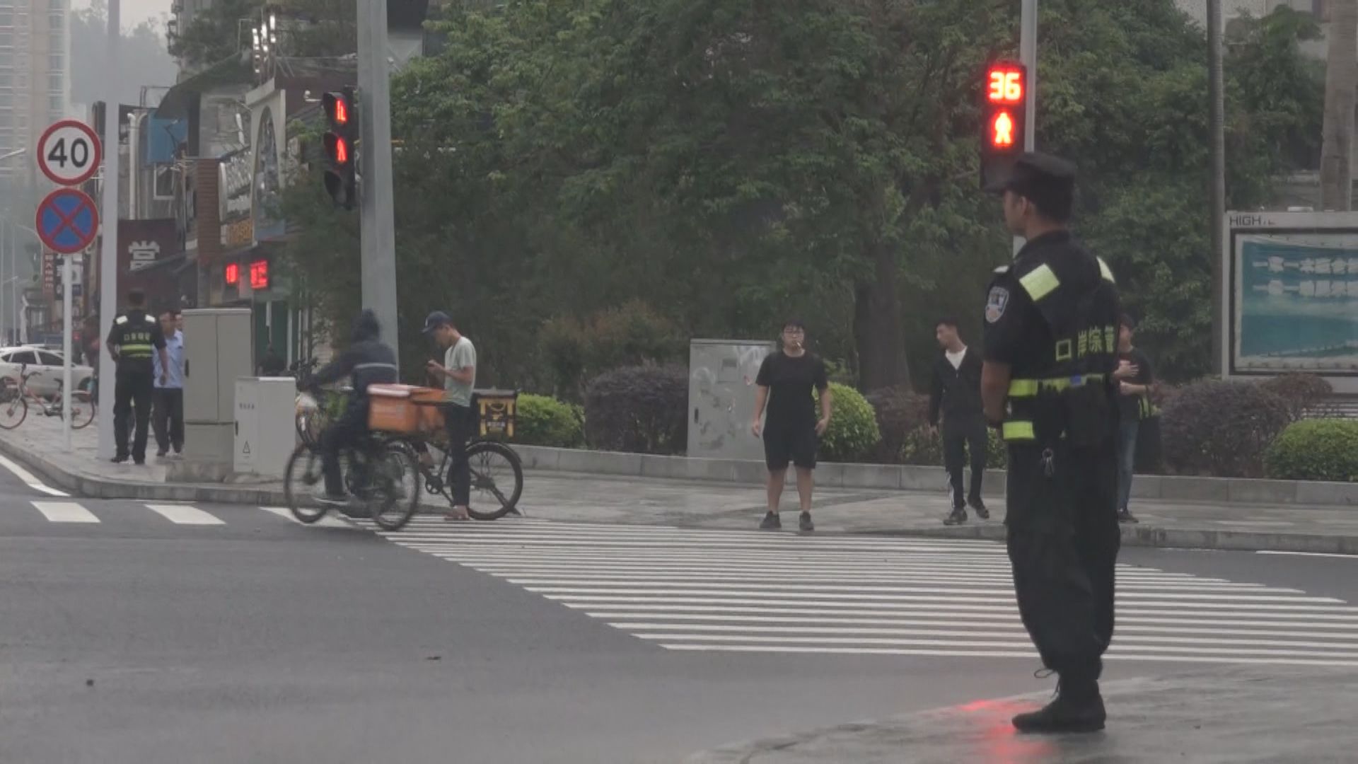 港珠澳大橋開通儀式前　珠海市內保安加強
