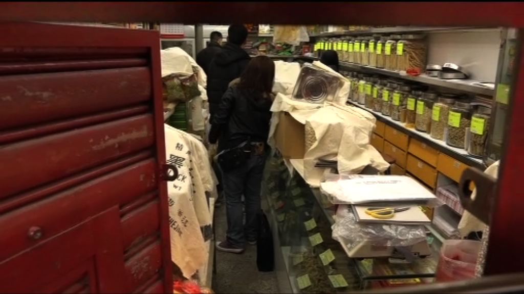 警方拘兩人涉爆竊參茸店