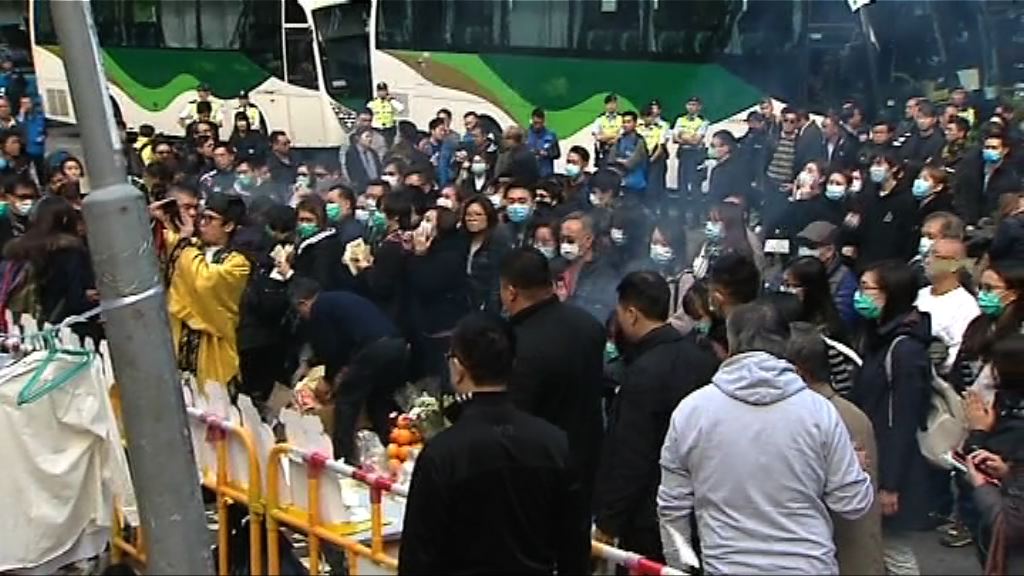 車禍死者家屬現場路祭