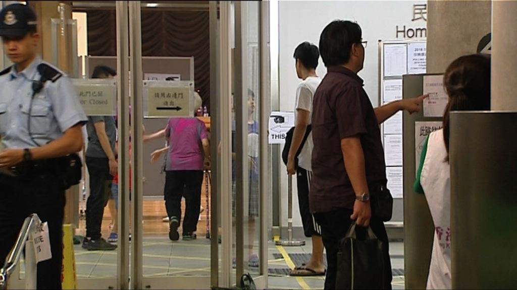 東區佳曉區補選　晚上繼續有選民投票