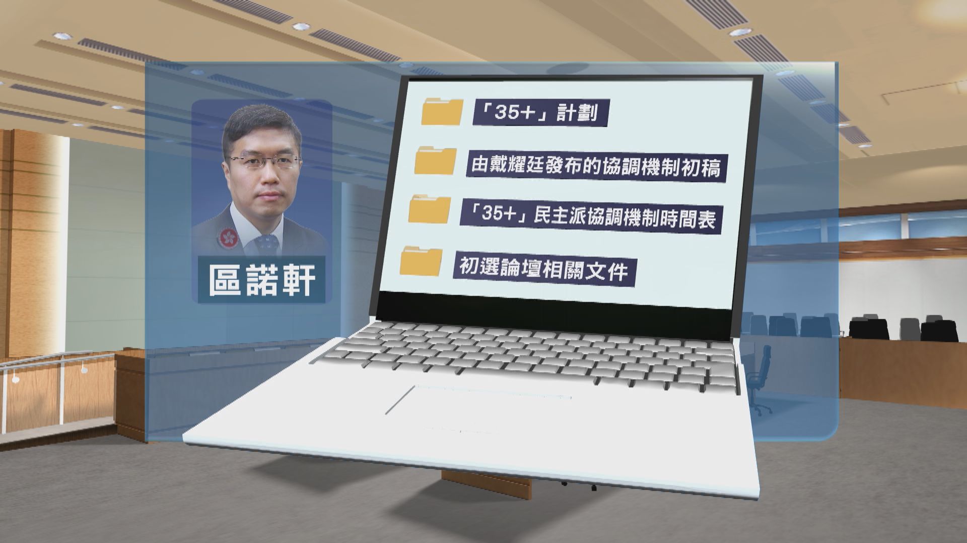 【初選案】區諾軒續作供：戴耀廷曾擬訂協調機制協議　憂犯法沒出台
