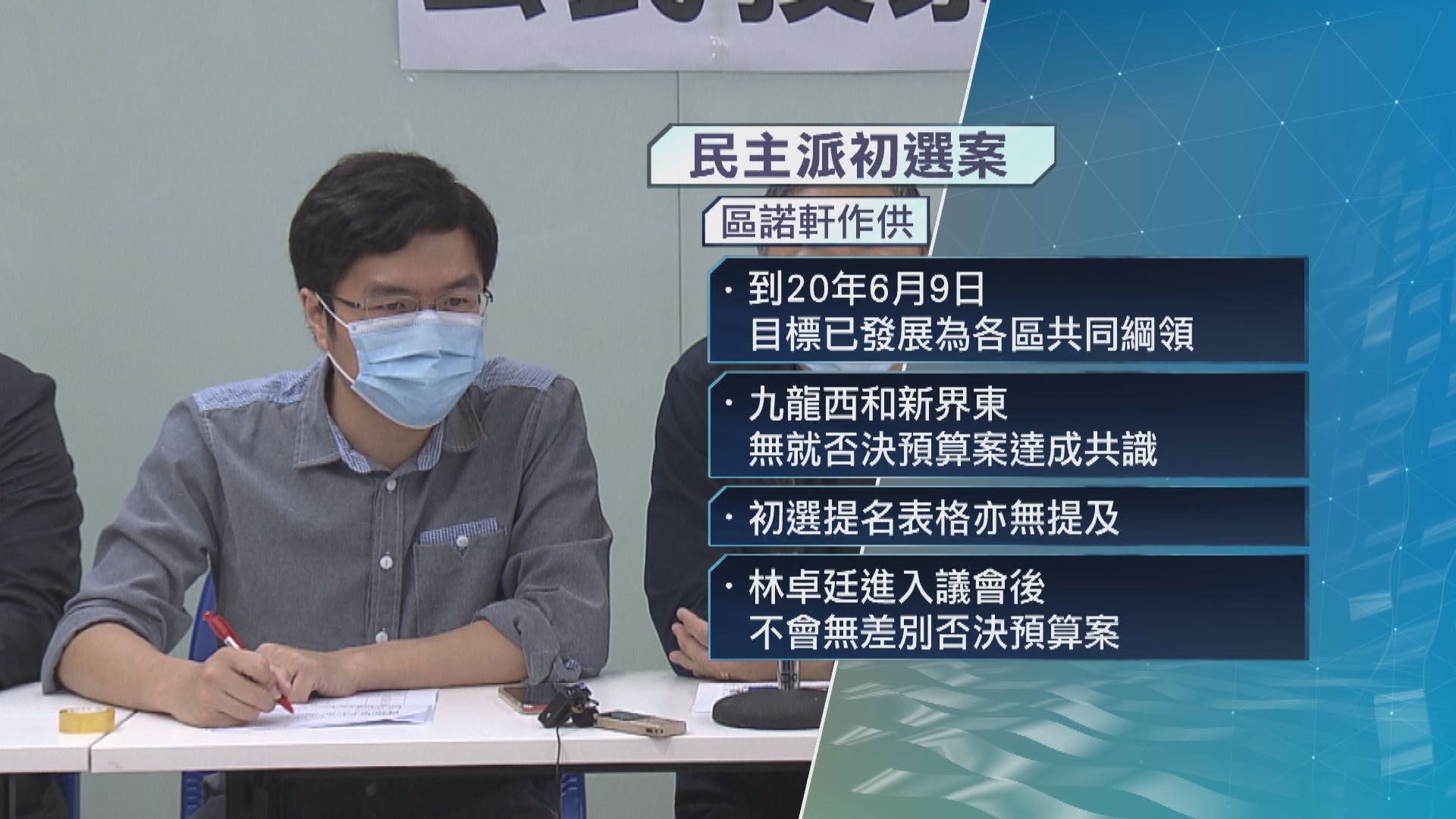 初選案　區諾軒作供：參選人簽提名表格　同意支持協調會議共識