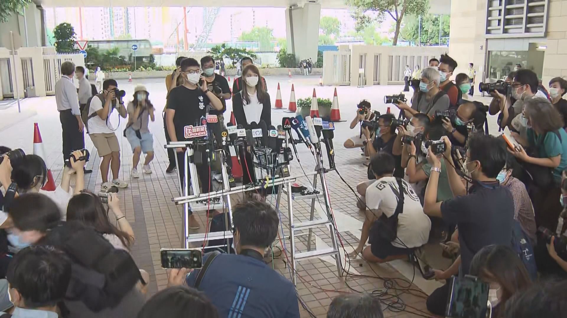 黃之鋒、林朗彥去年621包圍警總案　11月開審