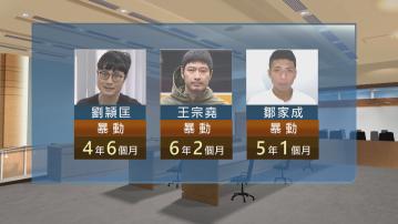 王宗堯等人七一衝擊立法會案暴動罪成 囚4年半至6年10個月