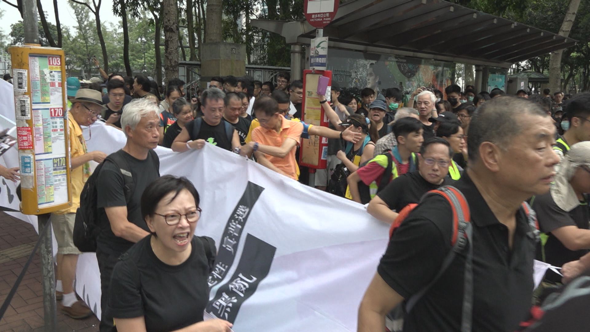 818民陣流水式集會案續審　警指曾向陳皓桓發三次勸喻