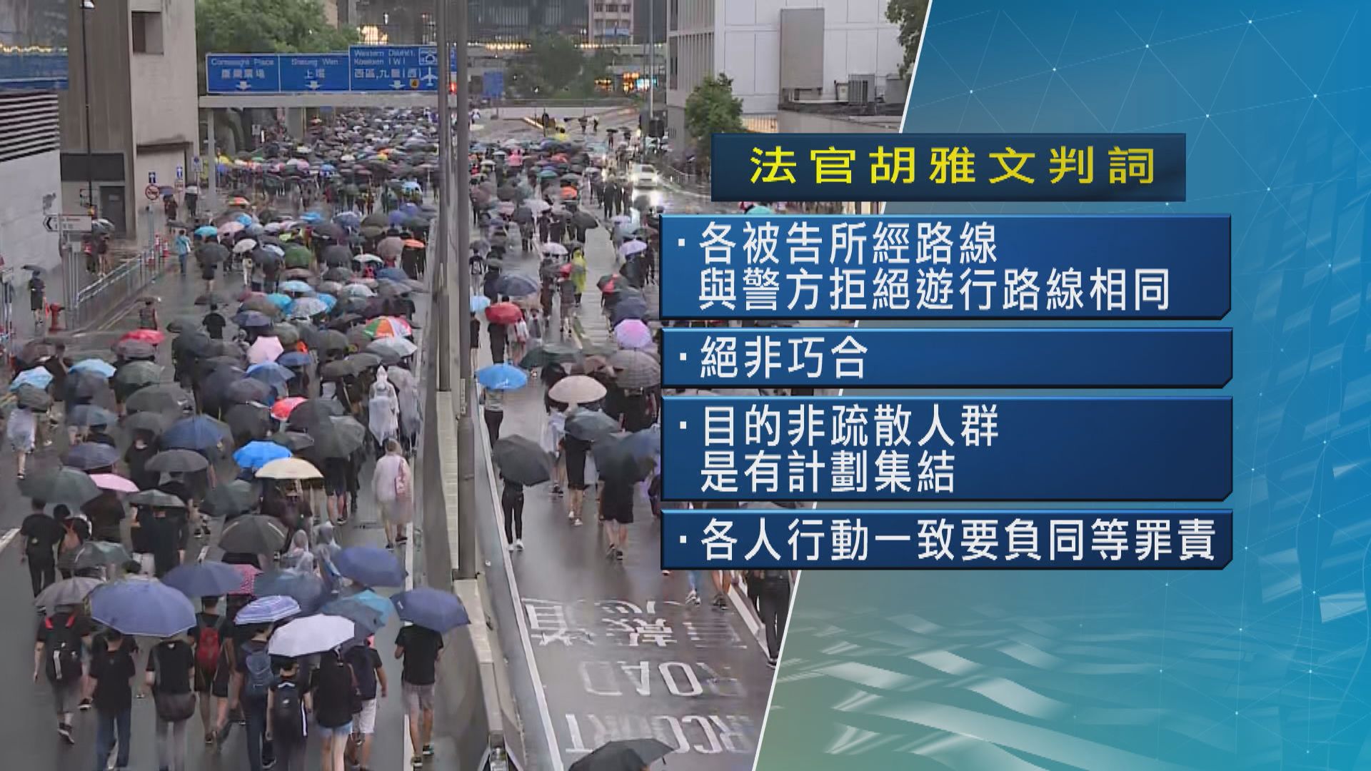 818流水式集會案七人罪成　李卓人對裁決感遺憾