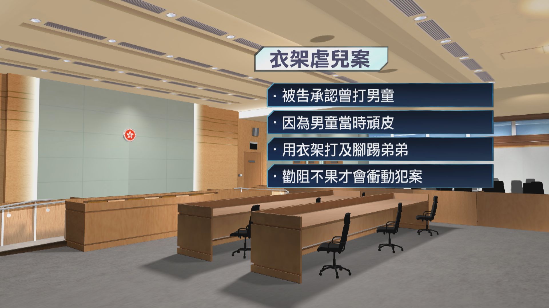 31歲男子涉用衣架虐打男童判140小時社會服務令