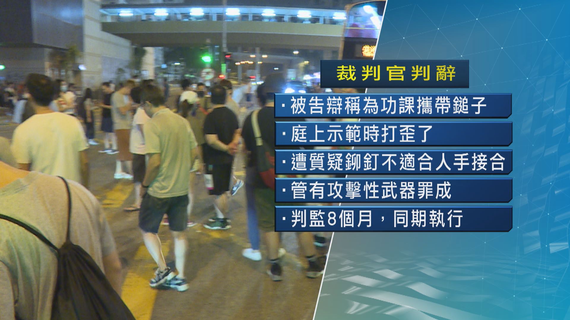 四名學生去年黃埔涉非法集結　一人罪成囚八個月