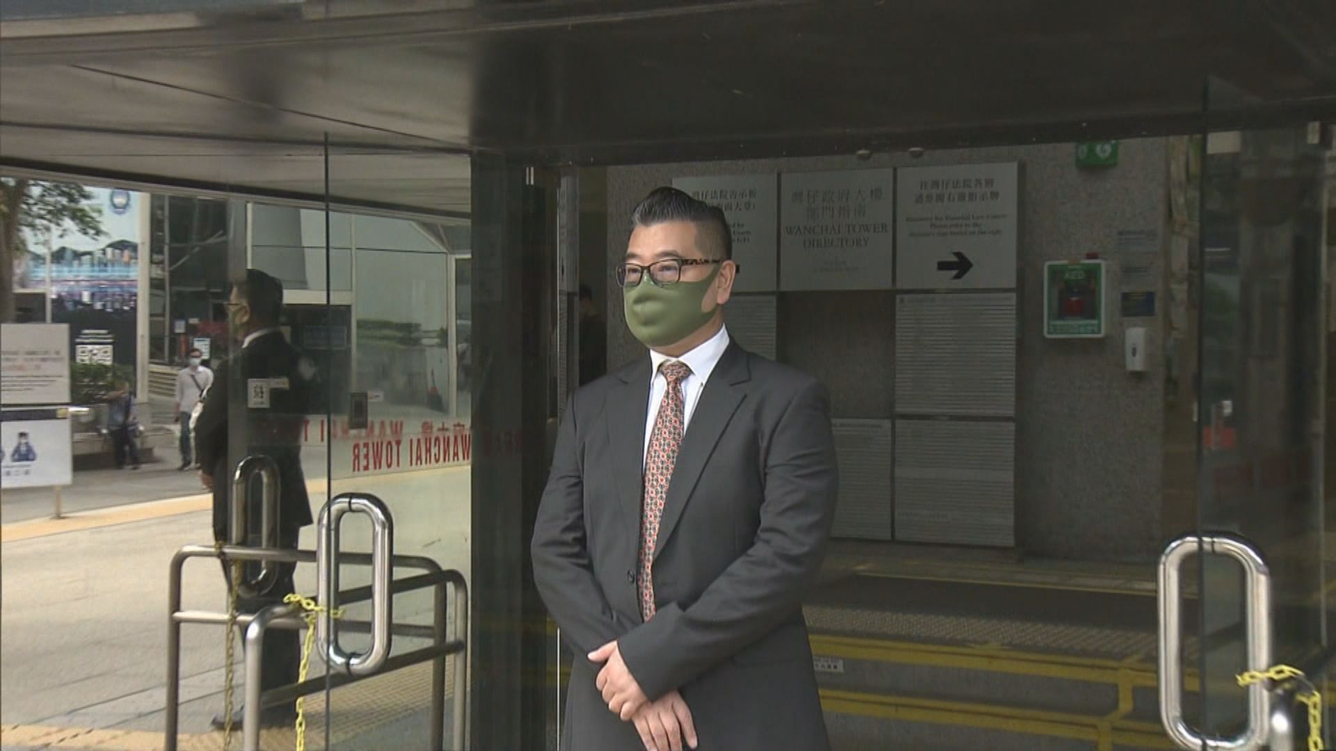 前區議員陳榮泰被控前年煽惑他人參與遊行案開審