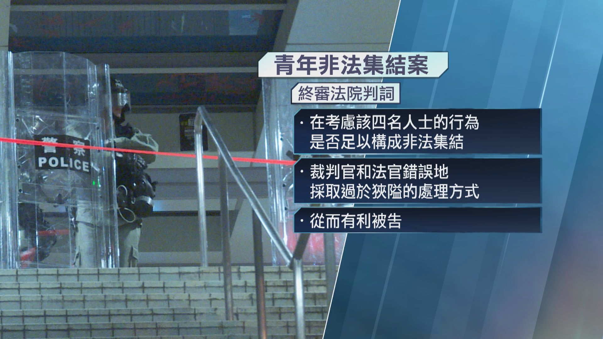 青年非法集結罪脫 律政司上訴得直判入勞教中心