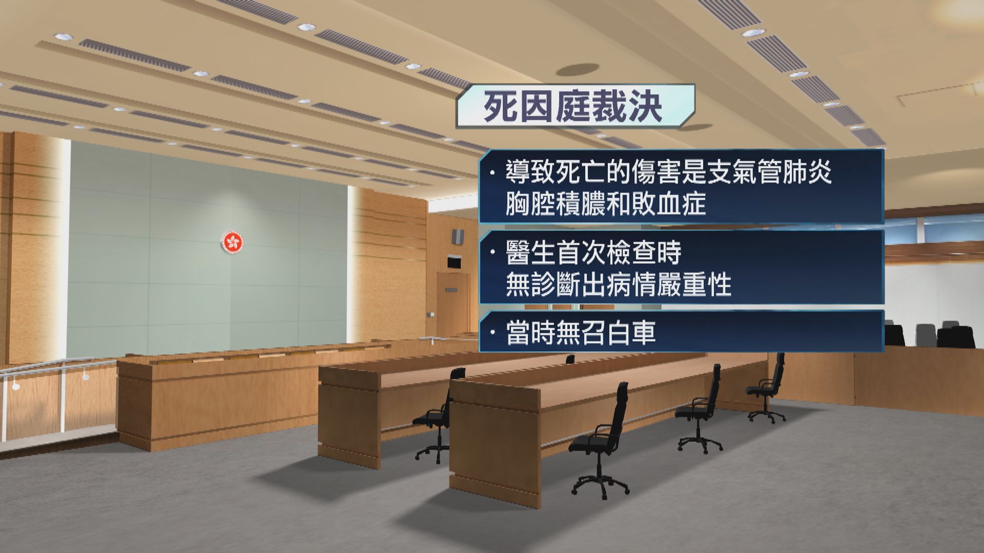 2歲男童診所聞氣後死亡　裁定死於不幸　男童父親稱滿意裁決