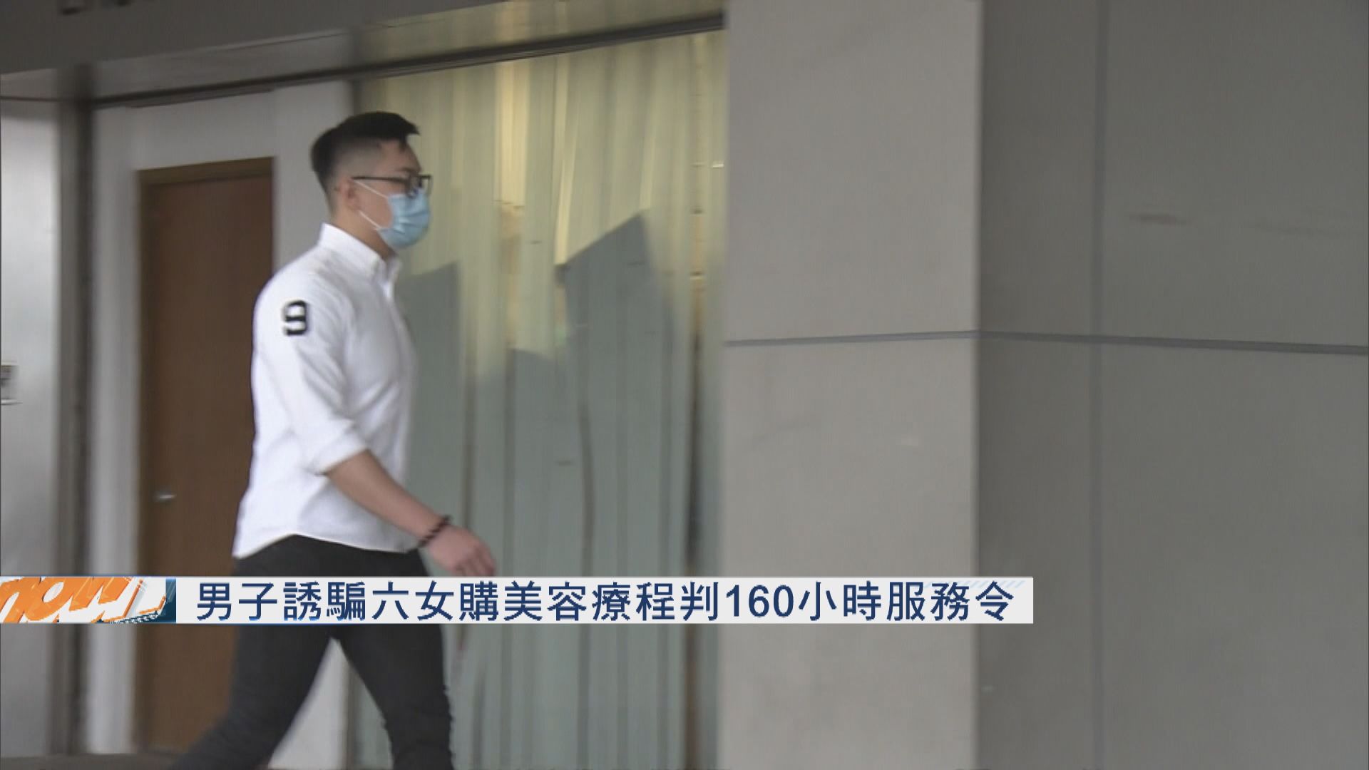 男子誘騙六女購美容療程判160小時服務令