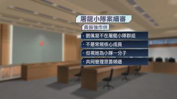 「屠龍隊長」黃振強：視女被告劉佩凝為小隊一分子