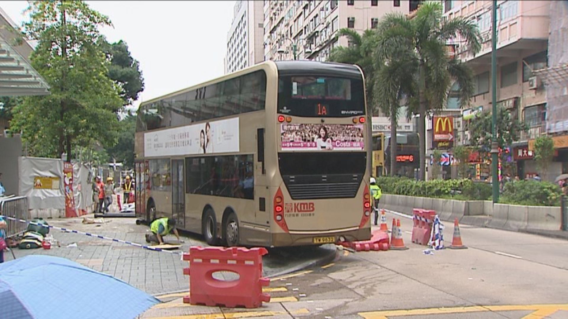 九巴撞斃路人案司機罪成　還柙下月判刑