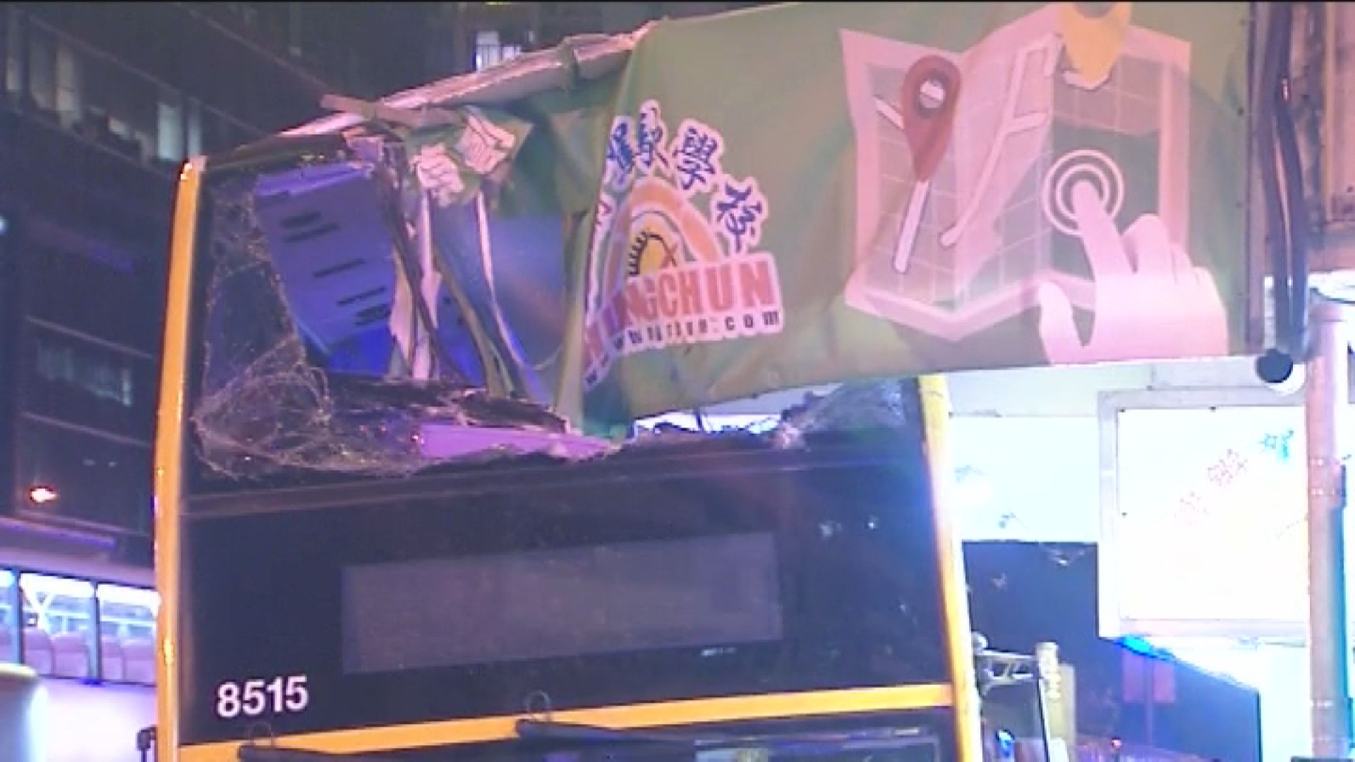 去年城巴剷上行人路　司機囚卅個月停牌五年