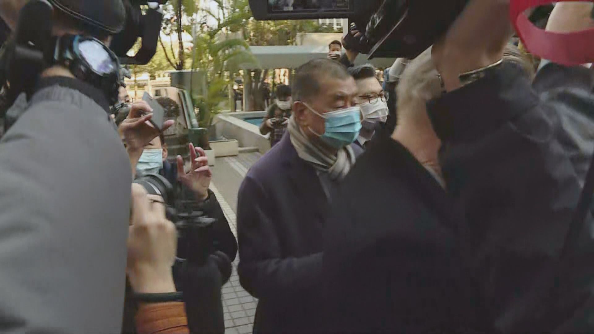 【黎智英案】律政司：國安法保釋門檻應比一般刑事案件更高