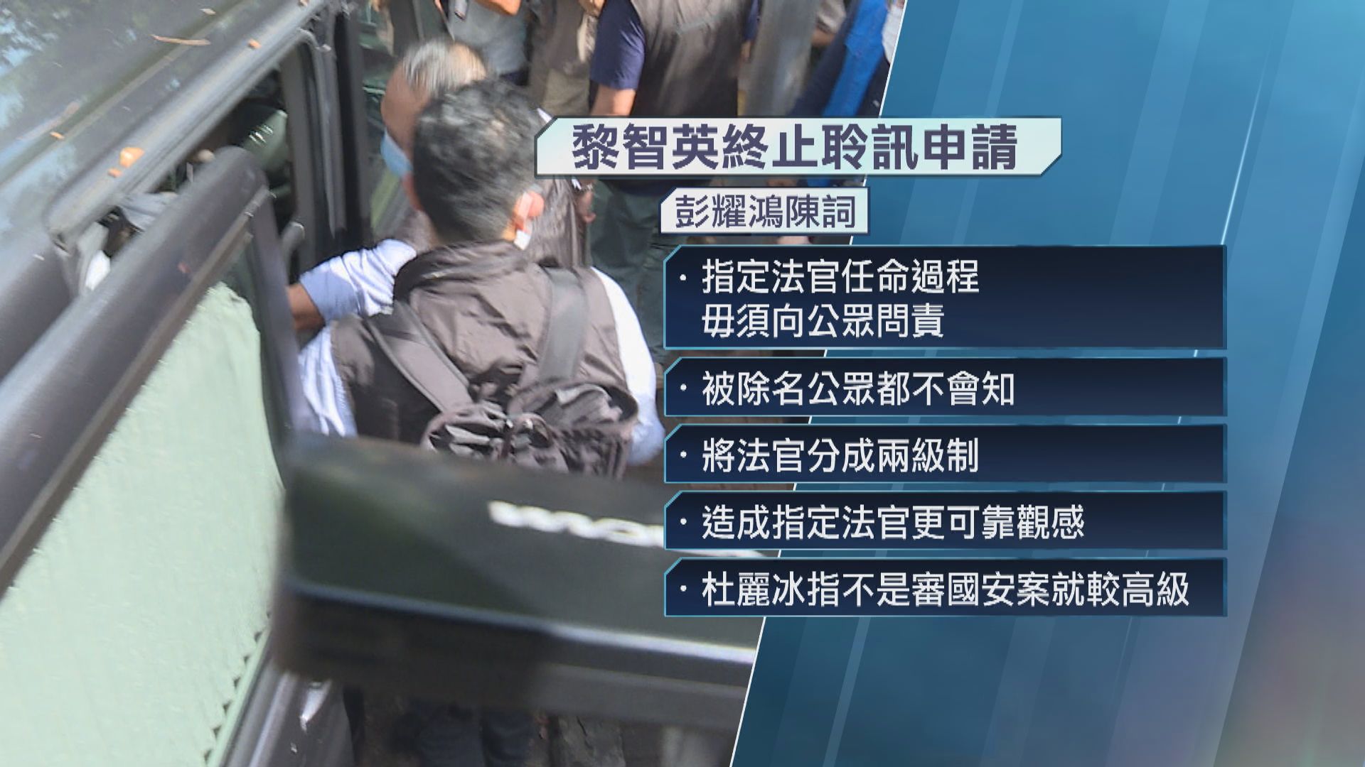 黎智英被控串謀勾結外國勢力案　申請永久終止聆訊